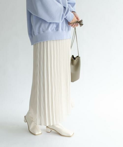 KBF / ケービーエフ スカート | シアーラッププリーツスカート | 詳細1