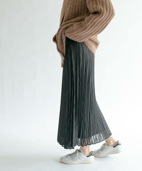 KBF / ケービーエフ スカート | シアーラッププリーツスカート | 詳細11