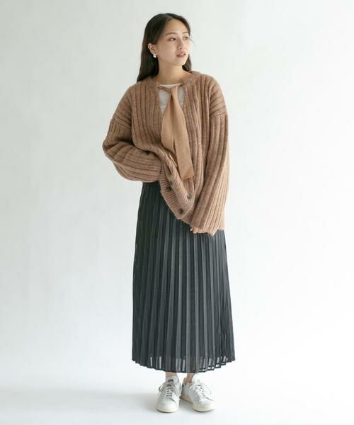 KBF / ケービーエフ スカート | シアーラッププリーツスカート | 詳細12