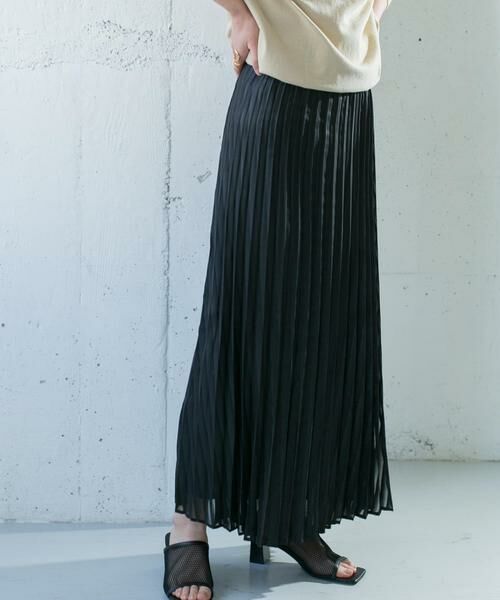 KBF / ケービーエフ スカート | シアーラッププリーツスカート | 詳細16