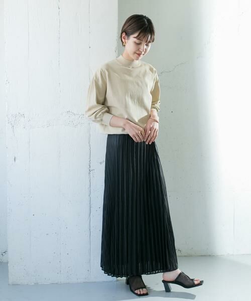 KBF / ケービーエフ スカート | シアーラッププリーツスカート | 詳細17