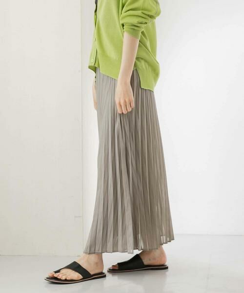 KBF / ケービーエフ スカート | シアーラッププリーツスカート | 詳細22