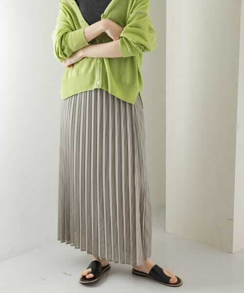 KBF / ケービーエフ スカート | シアーラッププリーツスカート | 詳細23