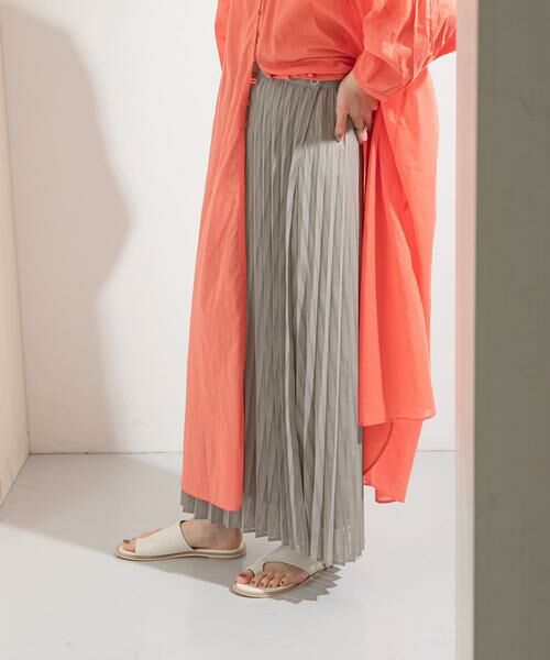 KBF / ケービーエフ スカート | シアーラッププリーツスカート | 詳細25