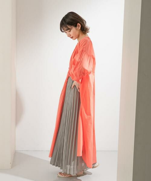 KBF / ケービーエフ スカート | シアーラッププリーツスカート | 詳細26