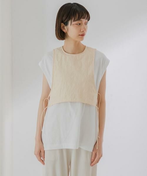 KBF / ケービーエフ ベスト | 刺繍サイドリボンベスト | 詳細4