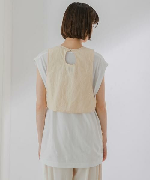 KBF / ケービーエフ ベスト | 刺繍サイドリボンベスト | 詳細6