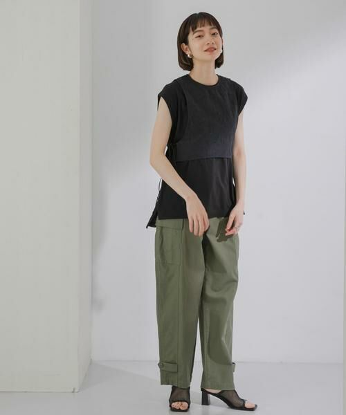 KBF / ケービーエフ ベスト | 刺繍サイドリボンベスト | 詳細14