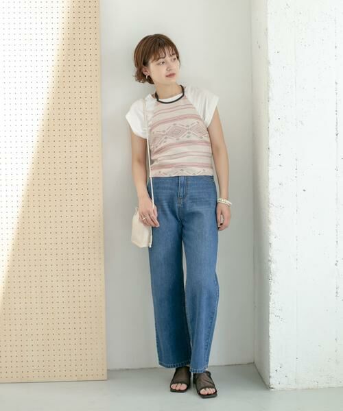 KBF / ケービーエフ キャミソール・チューブトップ | エスニック柄ホルターネックキャミソール | 詳細3