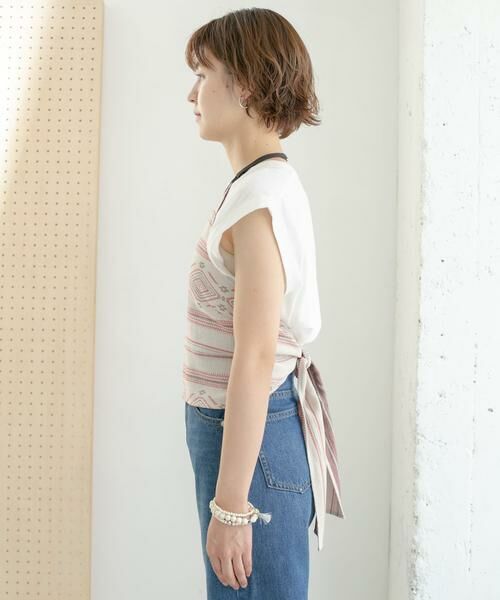 KBF / ケービーエフ キャミソール・チューブトップ | エスニック柄ホルターネックキャミソール | 詳細5