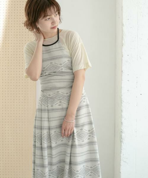 KBF / ケービーエフ キャミソール・チューブトップ | エスニック柄ホルターネックキャミソール | 詳細12