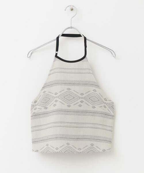 KBF / ケービーエフ キャミソール・チューブトップ | エスニック柄ホルターネックキャミソール | 詳細15
