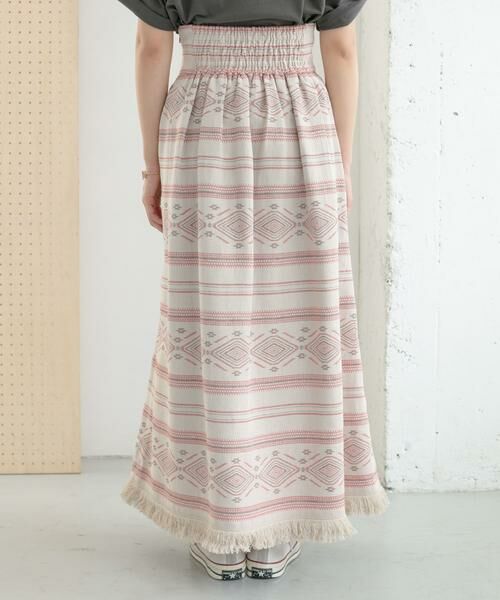 KBF / ケービーエフ スカート | エスニック柄ボリュームスカート | 詳細5