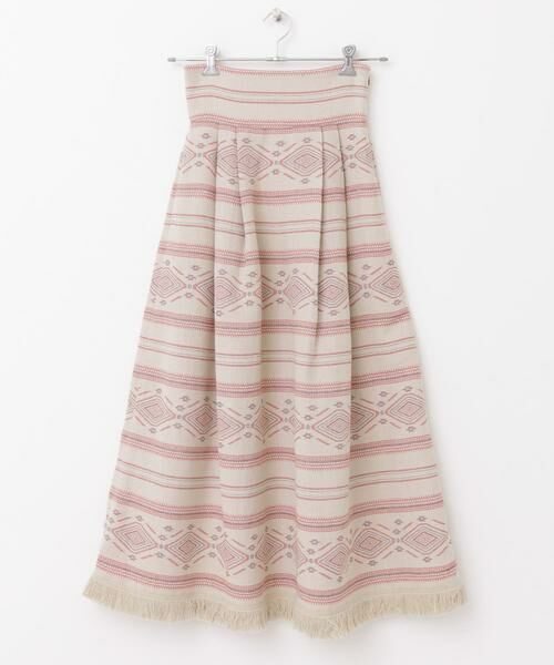 KBF / ケービーエフ スカート | エスニック柄ボリュームスカート | 詳細6
