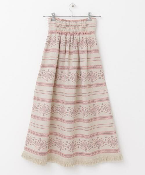 KBF / ケービーエフ スカート | エスニック柄ボリュームスカート | 詳細9
