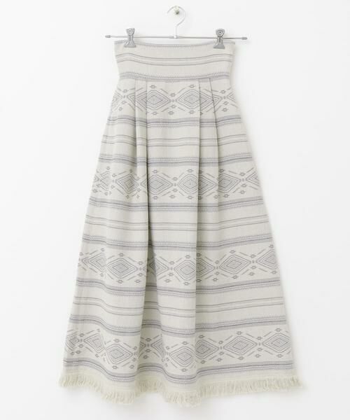 KBF / ケービーエフ スカート | エスニック柄ボリュームスカート | 詳細13