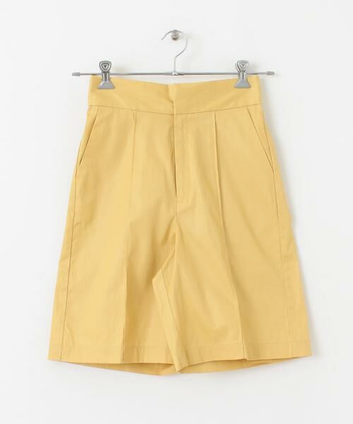 KBF / ケービーエフ ショート・ハーフ・半端丈パンツ | ハイウエストコーティングショートパンツ | 詳細5