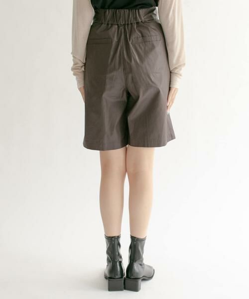 KBF / ケービーエフ ショート・ハーフ・半端丈パンツ | ハイウエストコーティングショートパンツ | 詳細13