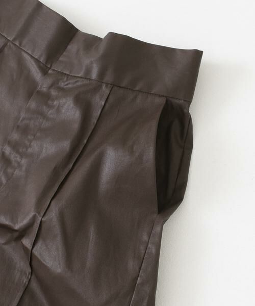 KBF / ケービーエフ ショート・ハーフ・半端丈パンツ | ハイウエストコーティングショートパンツ | 詳細15
