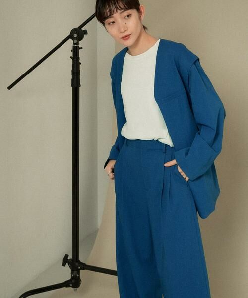 KBF / ケービーエフ ノーカラージャケット | 2WAYノーカラージャケット | 詳細2