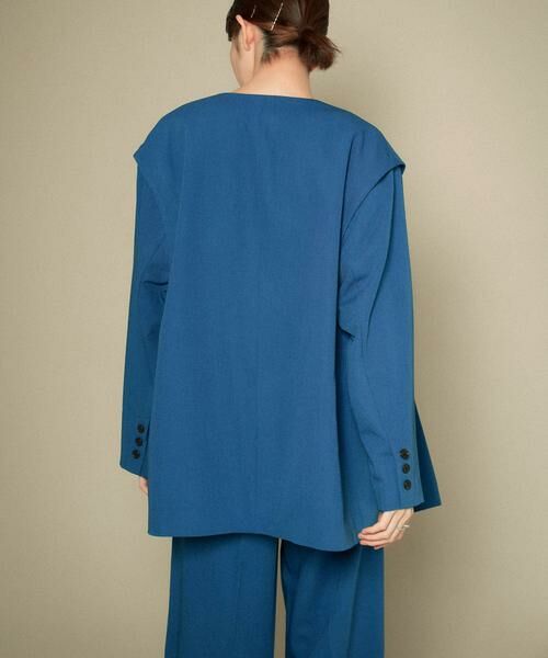 KBF / ケービーエフ ノーカラージャケット | 2WAYノーカラージャケット | 詳細3