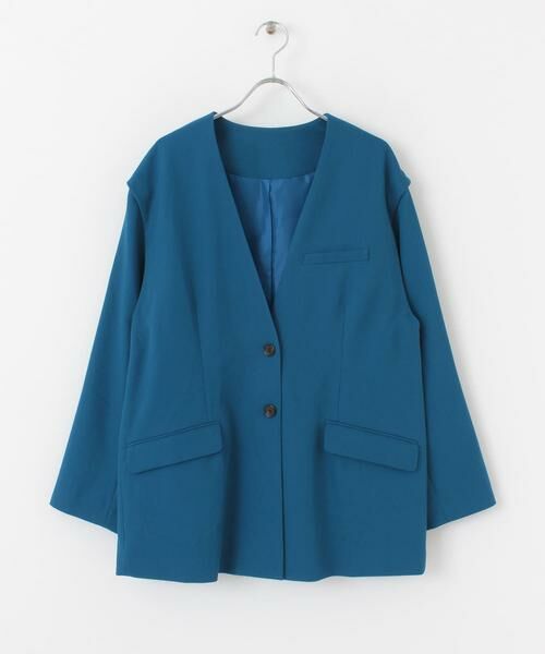 KBF / ケービーエフ ノーカラージャケット | 2WAYノーカラージャケット | 詳細8