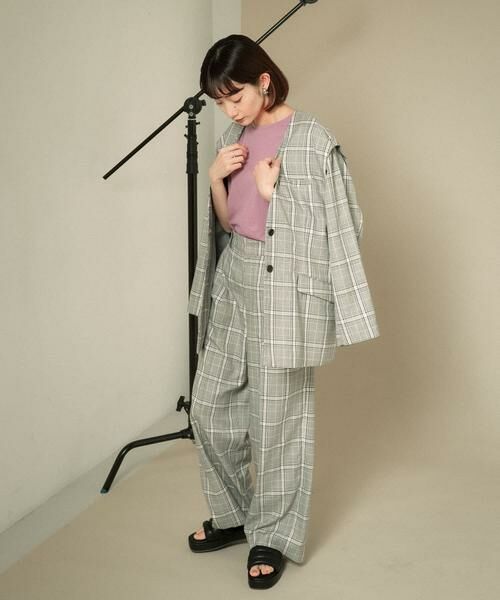 KBF / ケービーエフ ノーカラージャケット | 2WAYノーカラージャケット | 詳細24