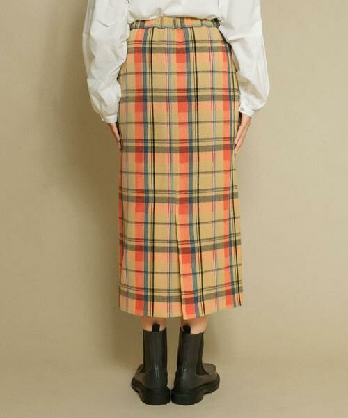 KBF / ケービーエフ スカート | チェックIラインミディスカート | 詳細8