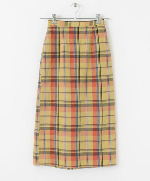 KBF / ケービーエフ スカート | チェックIラインミディスカート | 詳細9