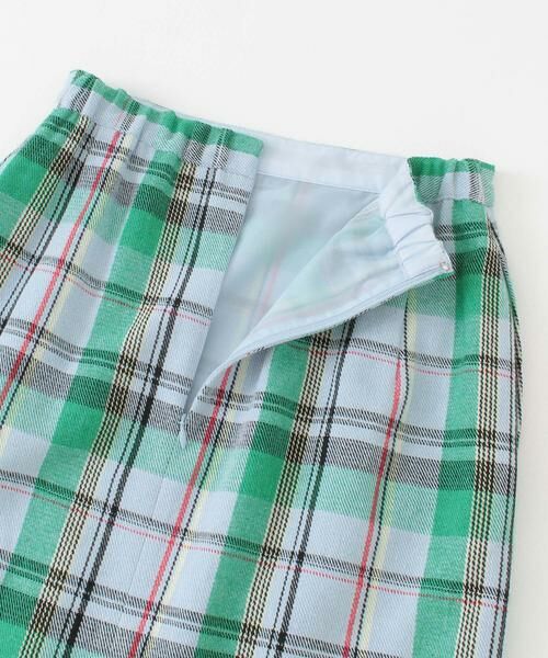 KBF / ケービーエフ スカート | チェックIラインミディスカート | 詳細19