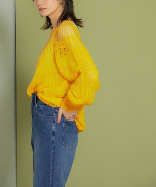 KBF / ケービーエフ ニット・セーター | メッシュネックニット | 詳細2