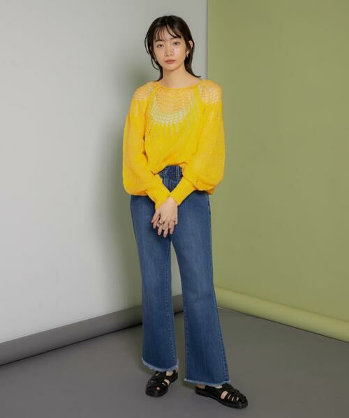 KBF / ケービーエフ ニット・セーター | メッシュネックニット | 詳細4