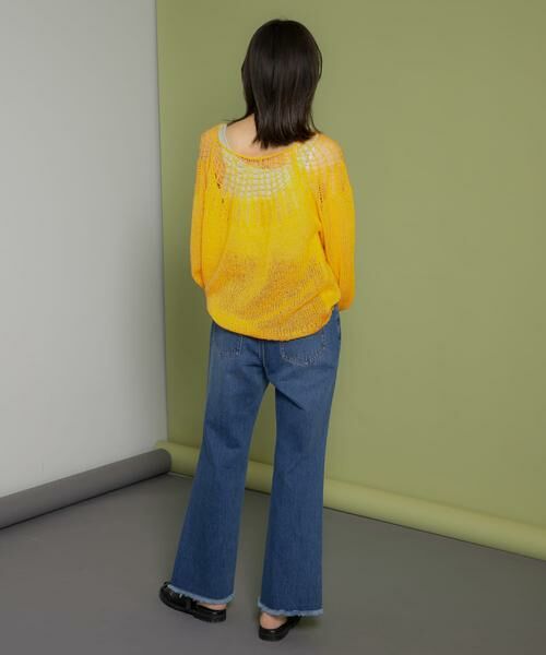 KBF / ケービーエフ ニット・セーター | メッシュネックニット | 詳細7