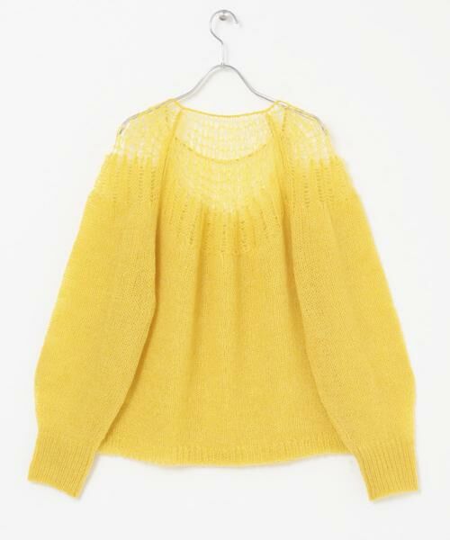 KBF / ケービーエフ ニット・セーター | メッシュネックニット | 詳細9