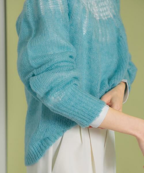 KBF / ケービーエフ ニット・セーター | メッシュネックニット | 詳細21