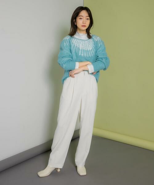 KBF / ケービーエフ ニット・セーター | メッシュネックニット | 詳細13