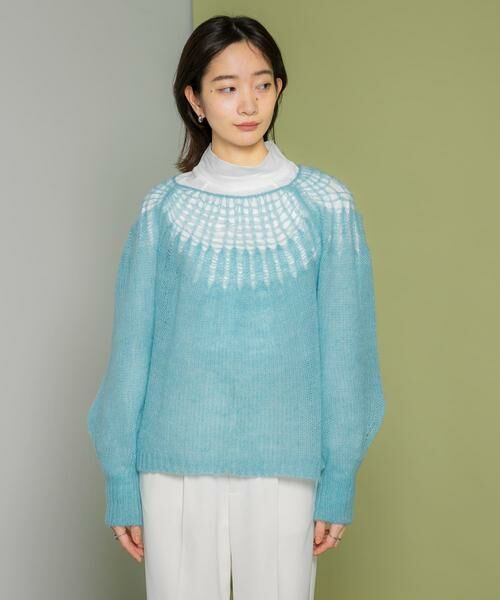 KBF / ケービーエフ ニット・セーター | メッシュネックニット | 詳細16