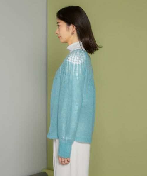 KBF / ケービーエフ ニット・セーター | メッシュネックニット | 詳細17