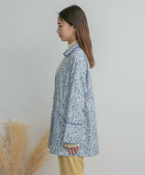 KBF / ケービーエフ その他アウター | ドロストプリントガウン | 詳細12