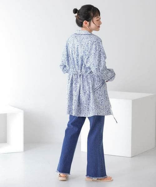 KBF / ケービーエフ その他アウター | ドロストプリントガウン | 詳細5