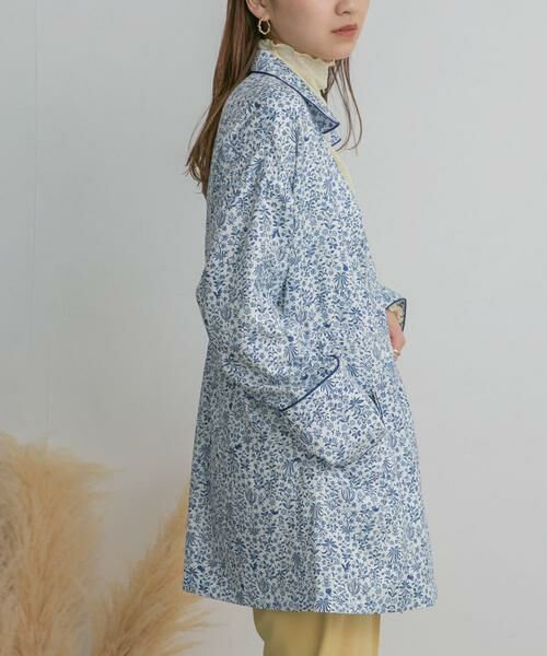 KBF / ケービーエフ その他アウター | ドロストプリントガウン | 詳細7