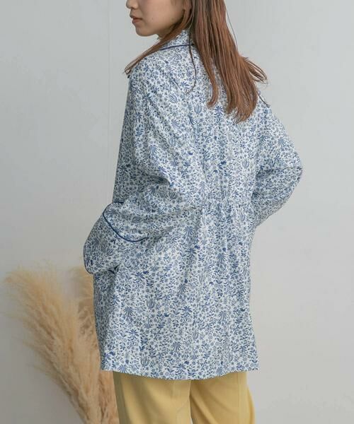 KBF / ケービーエフ その他アウター | ドロストプリントガウン | 詳細8