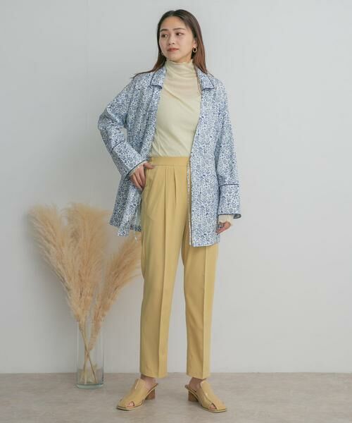 KBF / ケービーエフ その他アウター | ドロストプリントガウン | 詳細9