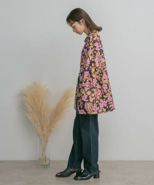 KBF / ケービーエフ その他アウター | ドロストプリントガウン | 詳細25