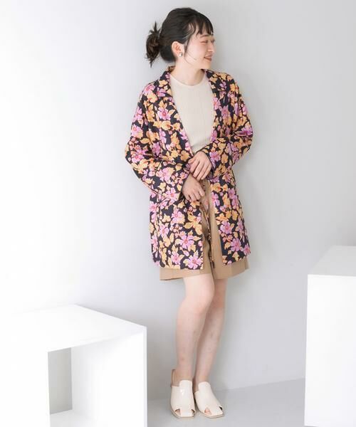 KBF / ケービーエフ その他アウター | ドロストプリントガウン | 詳細20