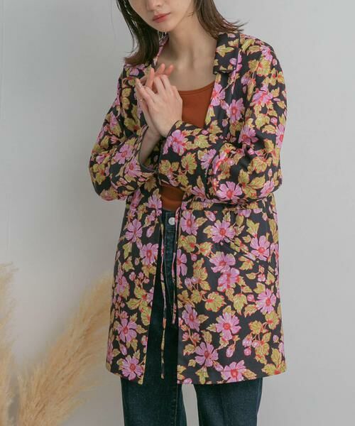 KBF / ケービーエフ その他アウター | ドロストプリントガウン | 詳細22