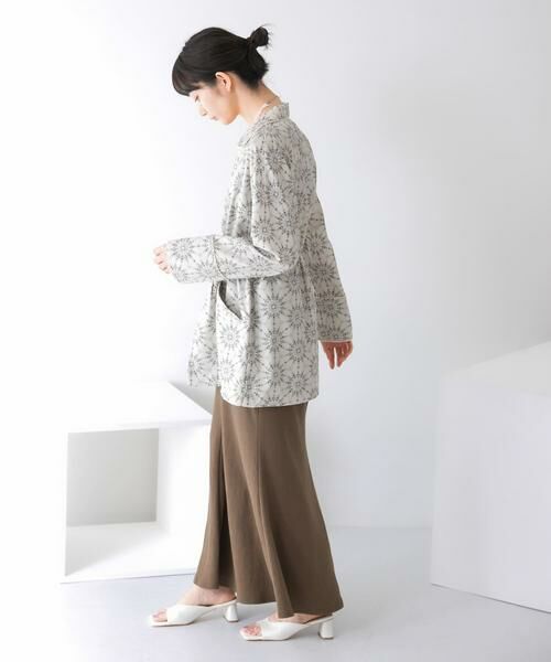 KBF / ケービーエフ その他アウター | ドロストプリントガウン | 詳細30