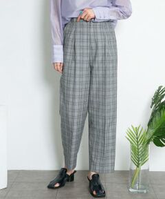 KBF / ケービーエフ その他パンツ | センタープレスWIDEチェックパンツ