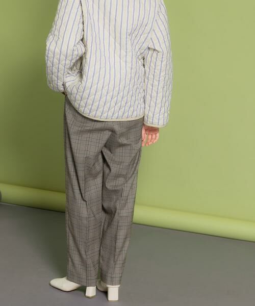 KBF / ケービーエフ その他パンツ | センタープレスWIDEチェックパンツ | 詳細10
