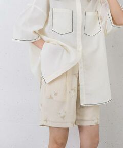 KBF / ケービーエフ ショート・ハーフ・半端丈パンツ | エンブロイダリーショートパンツ